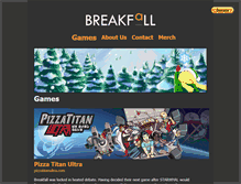 Tablet Screenshot of breakfall.ca